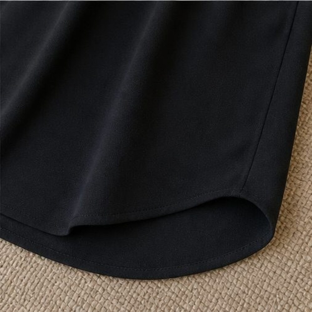 Black Button Blouse - Picture 6 of 6
